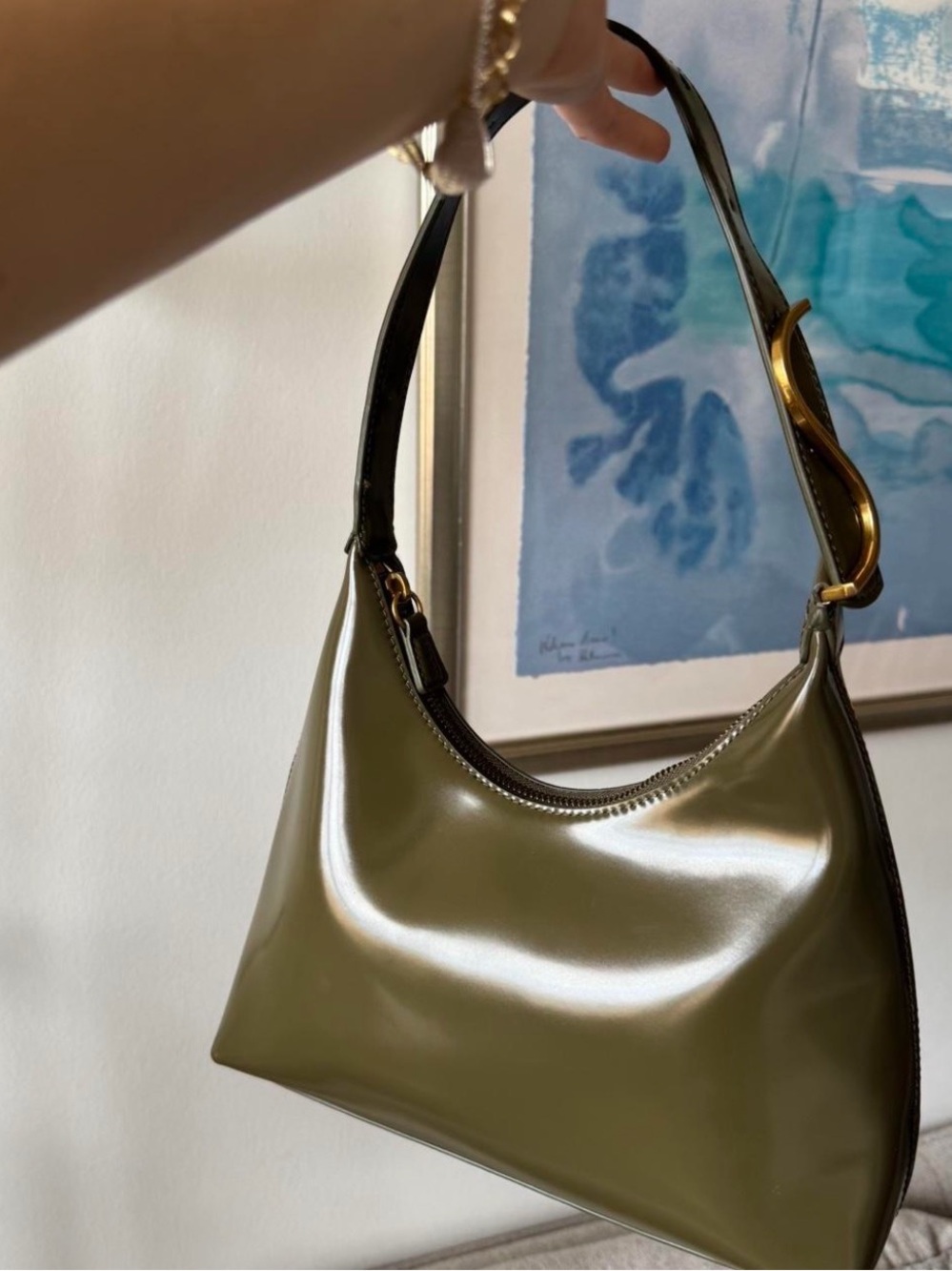 STAUD Scotty Bag in Olive Green | Excellent Condition